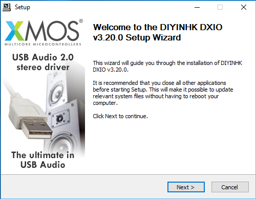 DIYINHK XMOS Driver 3.20 1